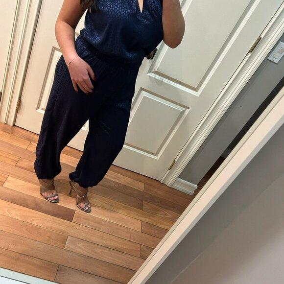 Navy Blue Marilyn Monroe Romper - Picture 8 of 12